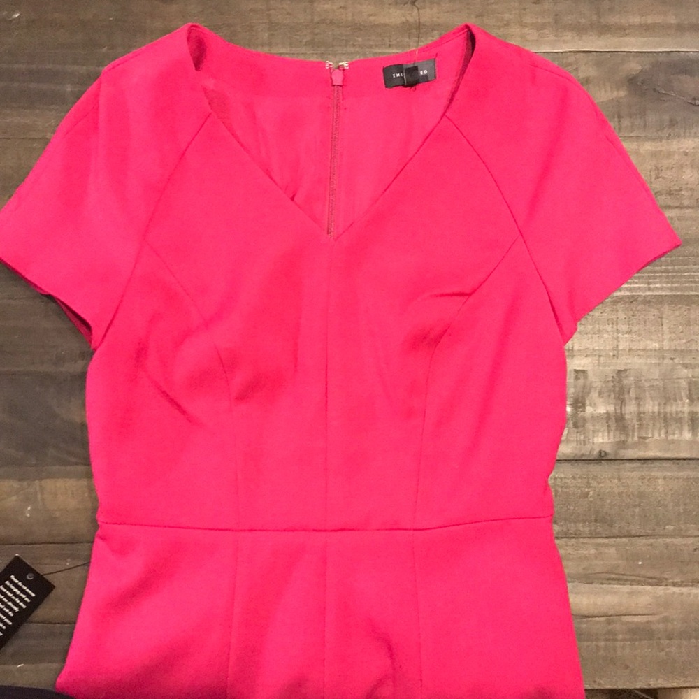 NWT Limited pencil dress Magenta Size 0 Tall